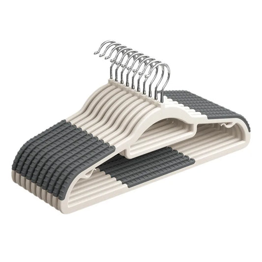 10 Pack Non Slip Clothes Hangers Durable Wardrobe Storage Organizer