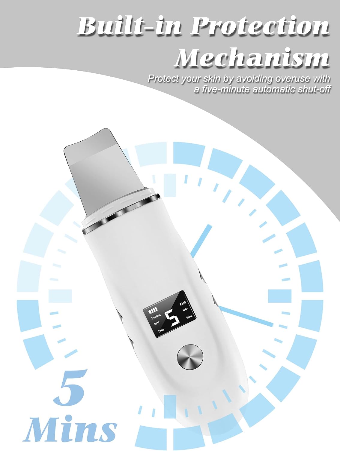 4-in-1 Ultrasonic Facial Skin Scrubber and Pore Cleaner - 13