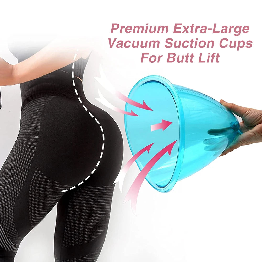 Vacuum Breast and Buttock Enhancement Massage Cups - 12