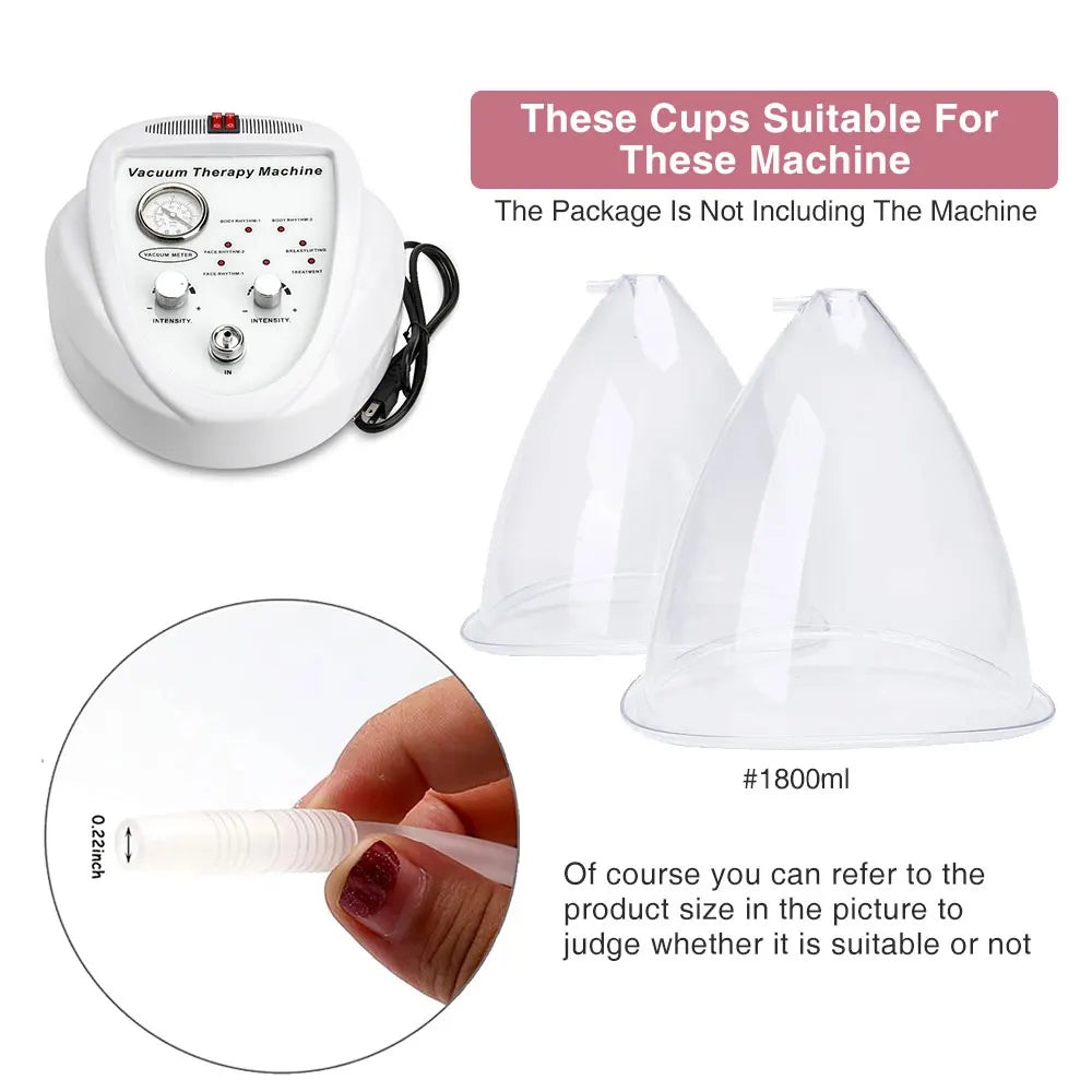 Vacuum Breast and Buttock Enhancement Massage Cups - 4