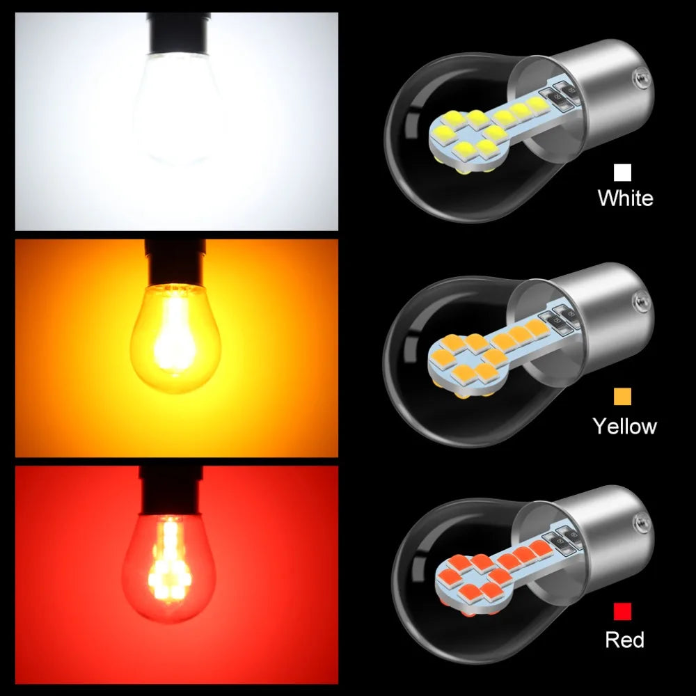 Bright LED Replacement Car Signal and Brake Light Bulb - 1