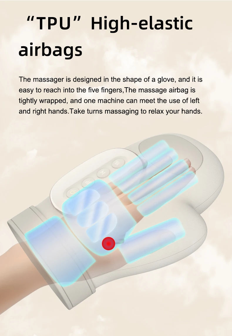 Electric Hand and Finger Massager with Air Compression