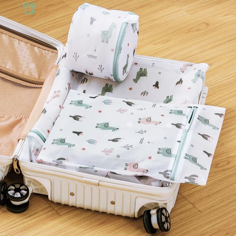 Protective Mesh Laundry Bag Set for Delicate Clothing - 12