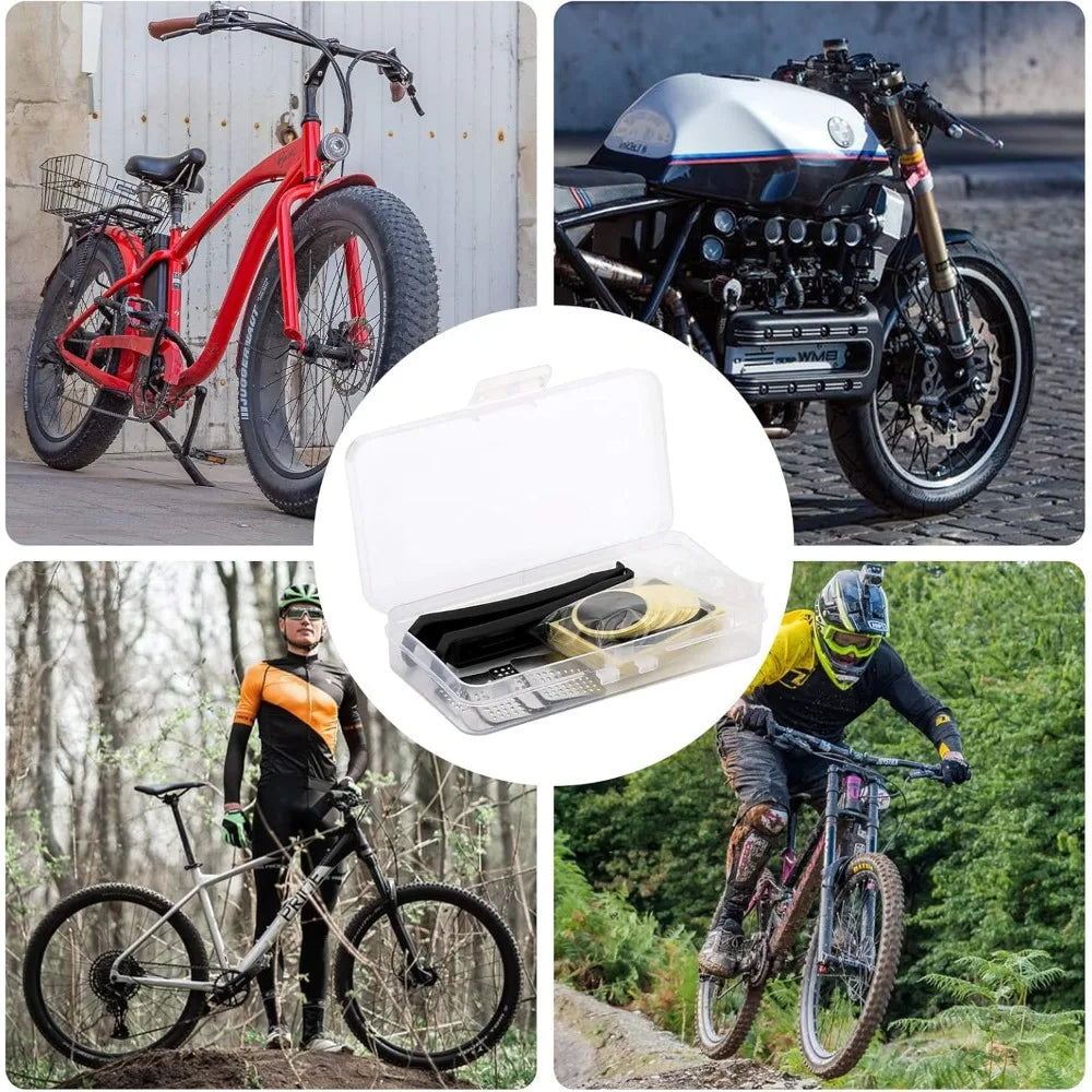 Glueless Bike Tire Puncture Repair Kit - 5
