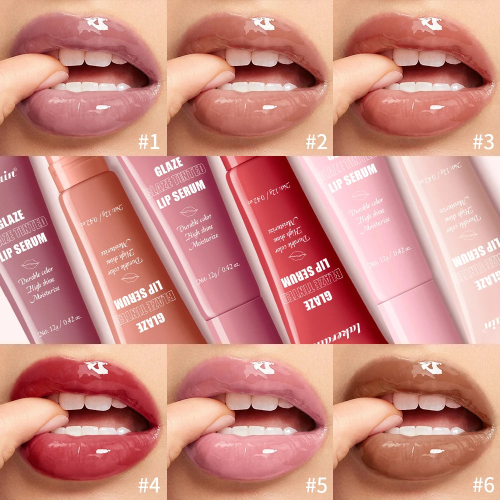 Hydrating Tinted Lip Serum for Plump and Glossy Lips - 9