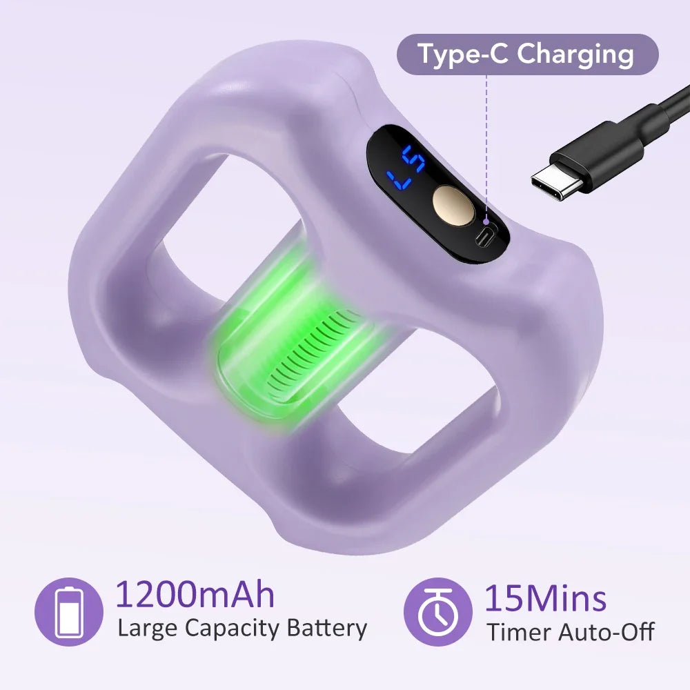 Electric Vibration Deep Tissue Massage Ring for Body Shaping - 4