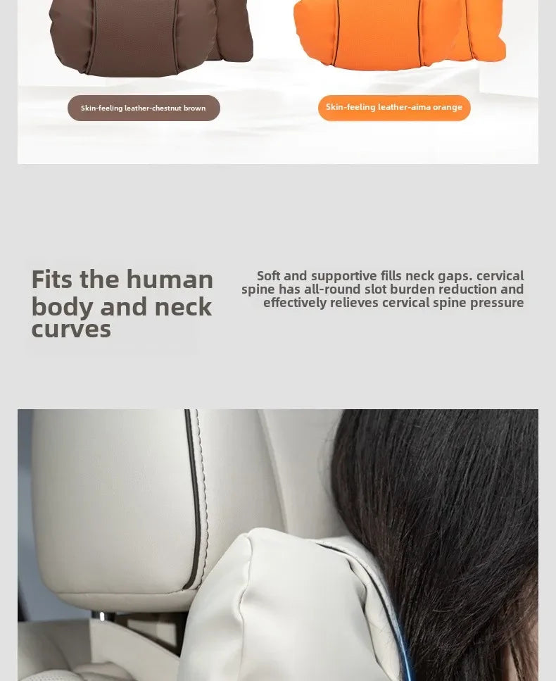 Ergonomic Car Seat Neck Rest and Head Support Pillow - 16