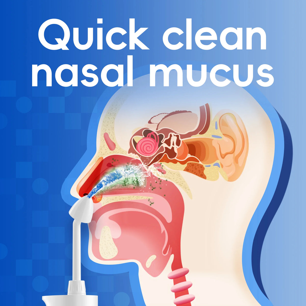 Electric Nasal Irrigator and Sinus Rinse System