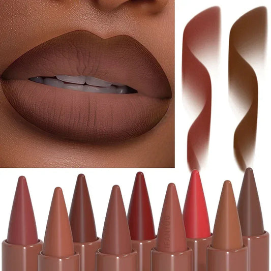 Waterproof Matte Velvet Lip Liner Crayon