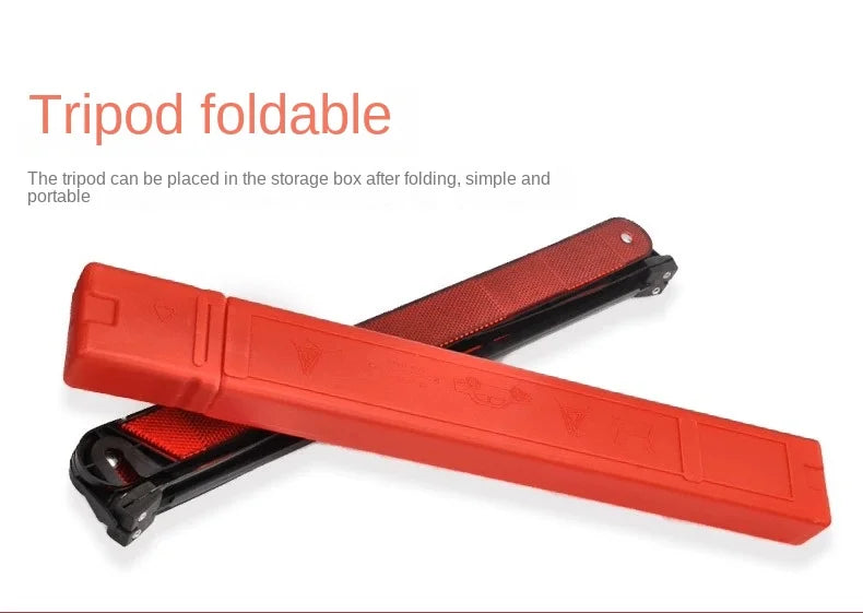 Foldable Reflective Roadside Emergency Warning Triangle - 14