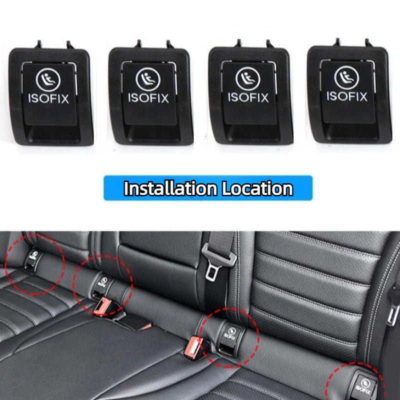 Rear Seat ISOFIX Child Safety Seat Cover for Mercedes Benz C-Class