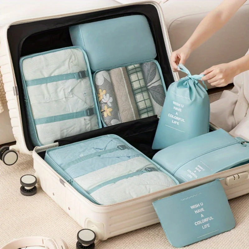 Travel Luggage Organizer Storage Bag Set