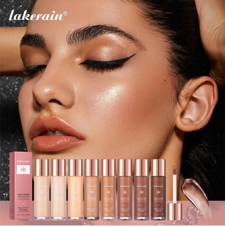 Halo Glow Liquid Face Filter Highlighter - 7