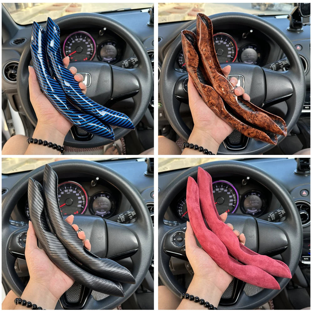 Universal Non-Slip Car Steering Wheel Booster Cover Set