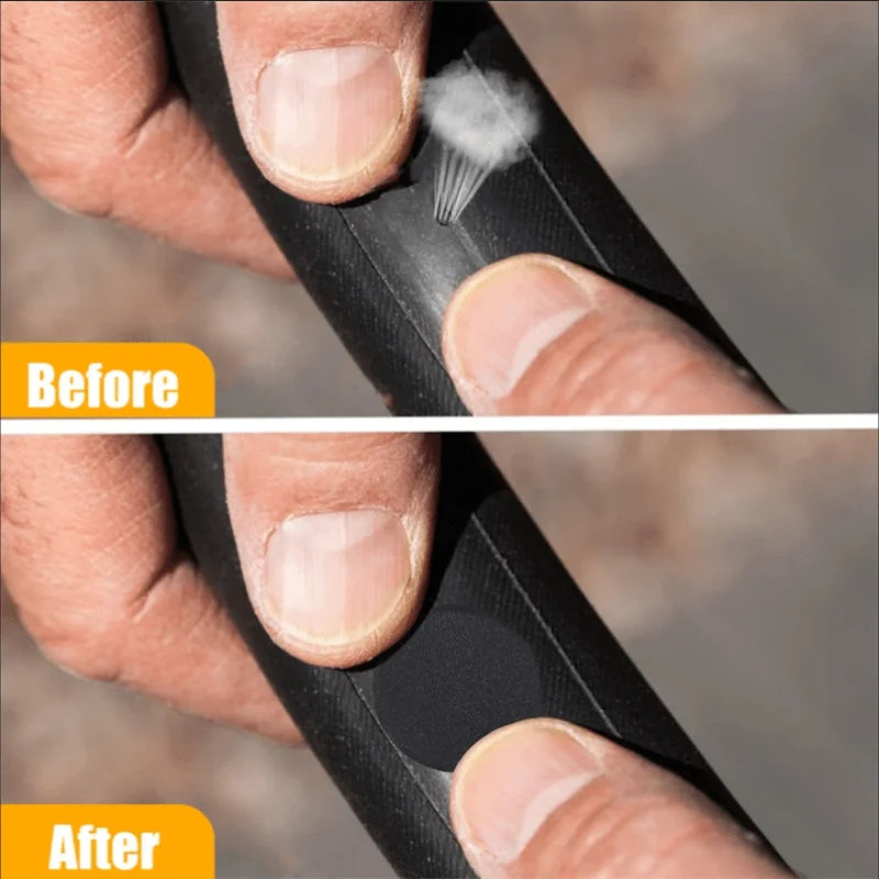 Glue-Free Bicycle Tire Repair Patch Kit - 8