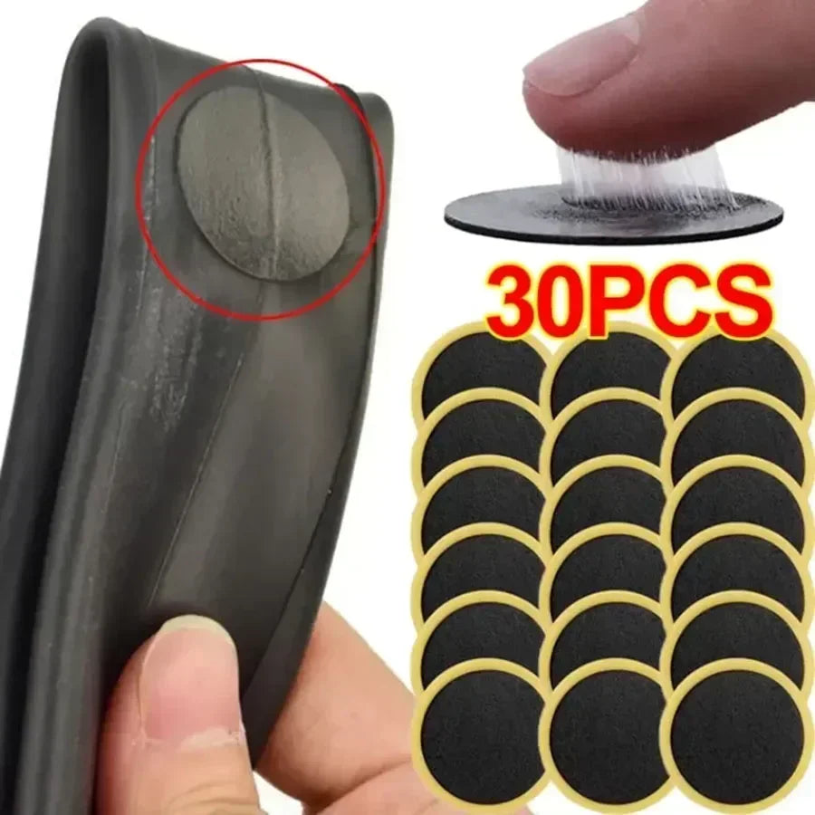 Glue-Free Bicycle Tire Repair Patches - 1