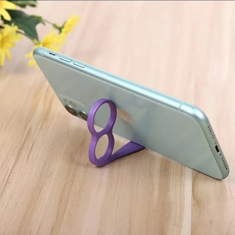 Non-Slip Finger Ring Phone Grip and Desktop Stand - 3