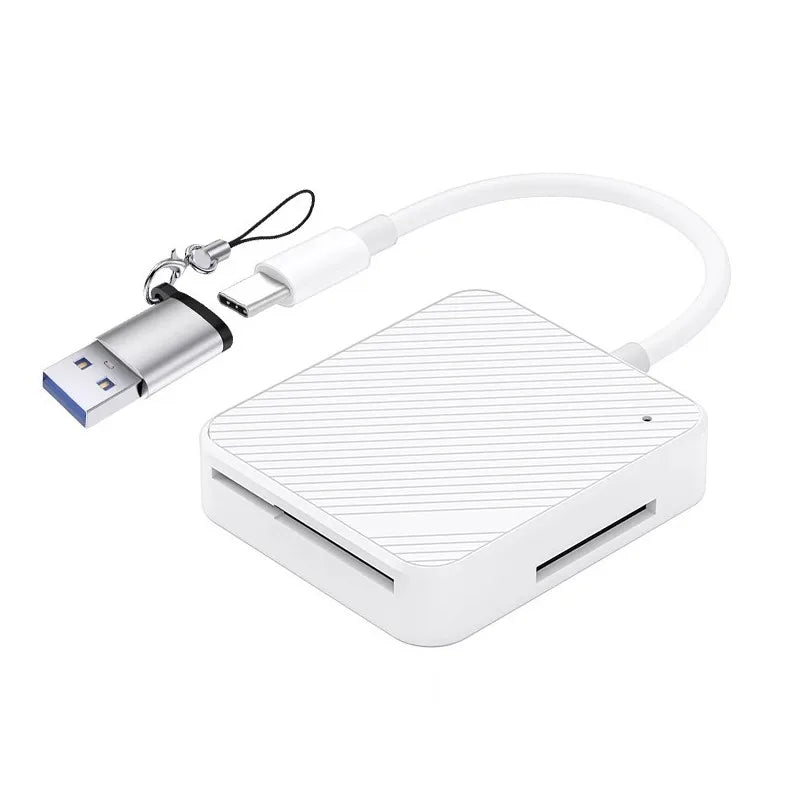 4-in-1 USB-C Multi-Memory Card Reader Adapter - 6