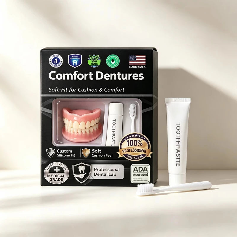 Moldable Silicone Denture Set for Instant Smile Makeover - 13