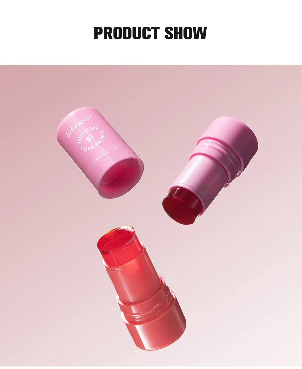 Cooling Water Jelly Blush Stick for Cheeks and Lips - 16