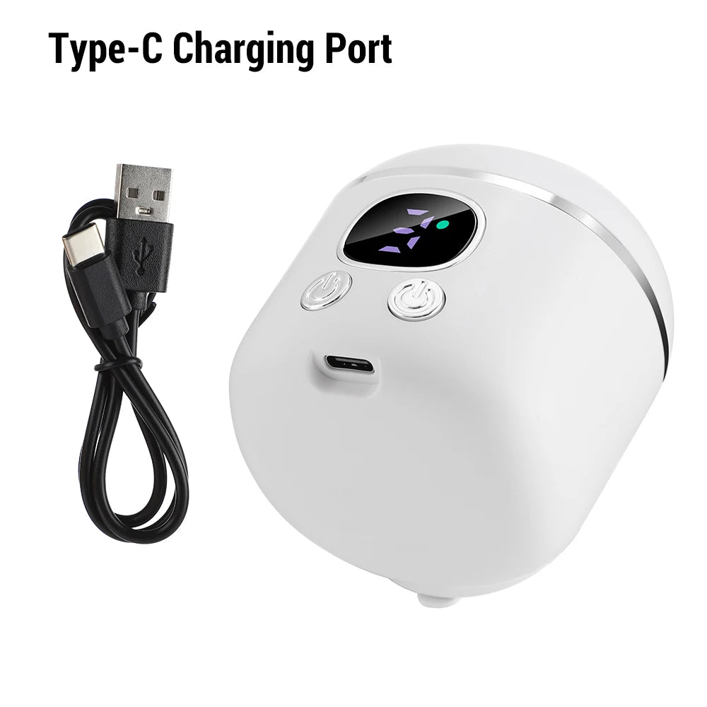 Electric Nail Clipper with Magnifier and LED Light