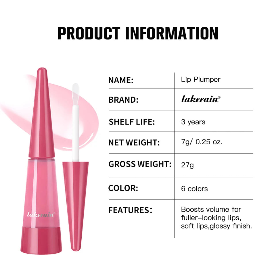 Instant Hydrating Lip Plumper Gloss for Fuller Looking Lips - 15