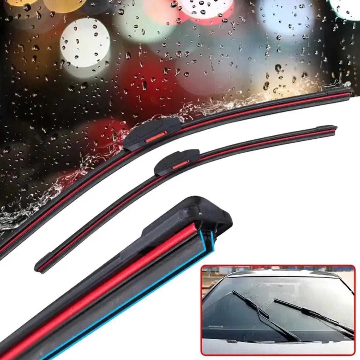 All-Weather Car Windshield Wiper Blade Replacement