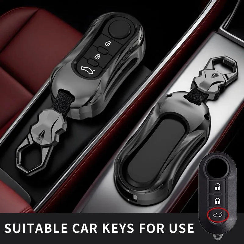 Metal Car Key Fob Protective Case Cover