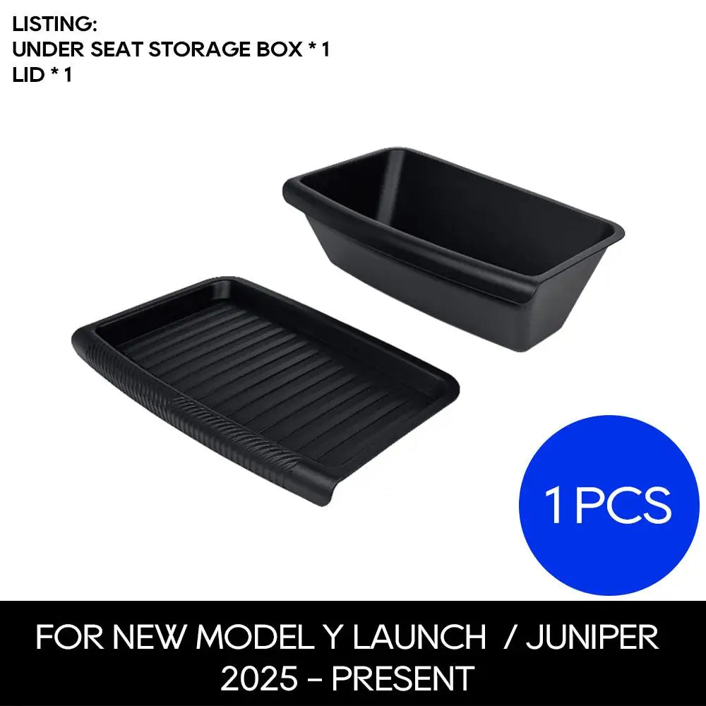 Under Seat Storage Organizer Drawer for 2025 Model Y - 24