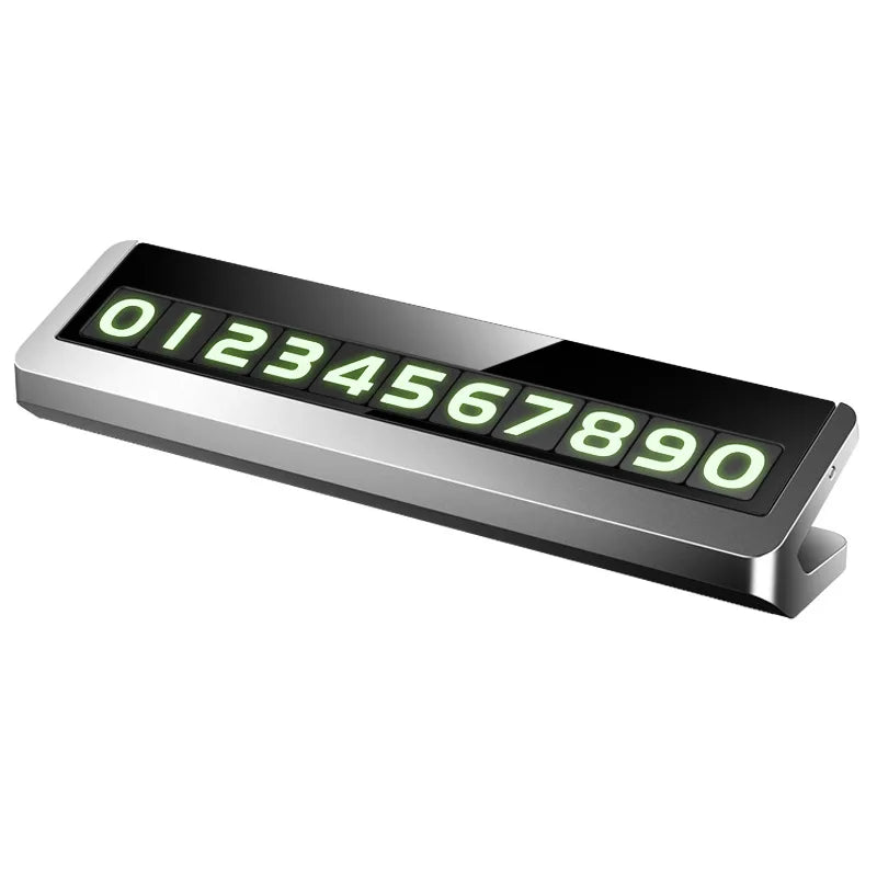 Temporary Car Parking Number Plate with Rotating Display - 6