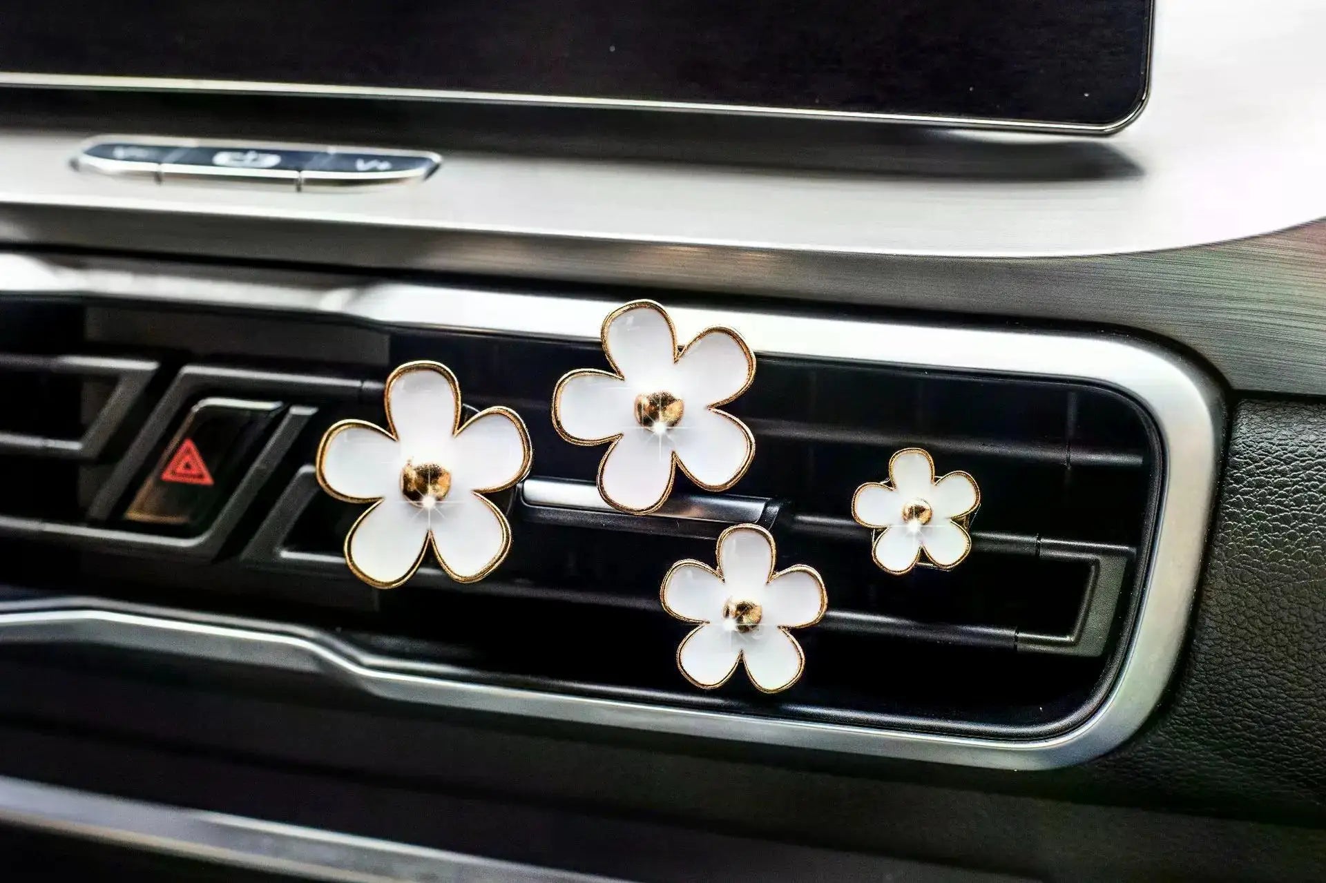 Daisy Flower Car Air Freshener Vent Clips - 10