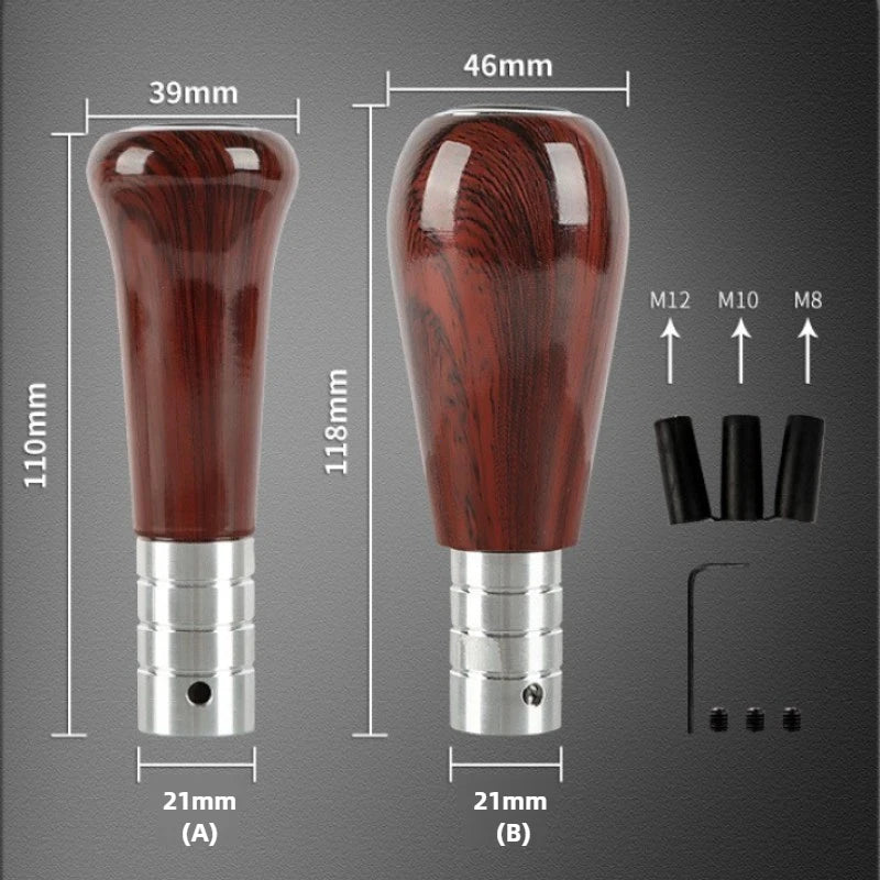 Walnut Wood Grain Manual Gear Shift Knob for Cars