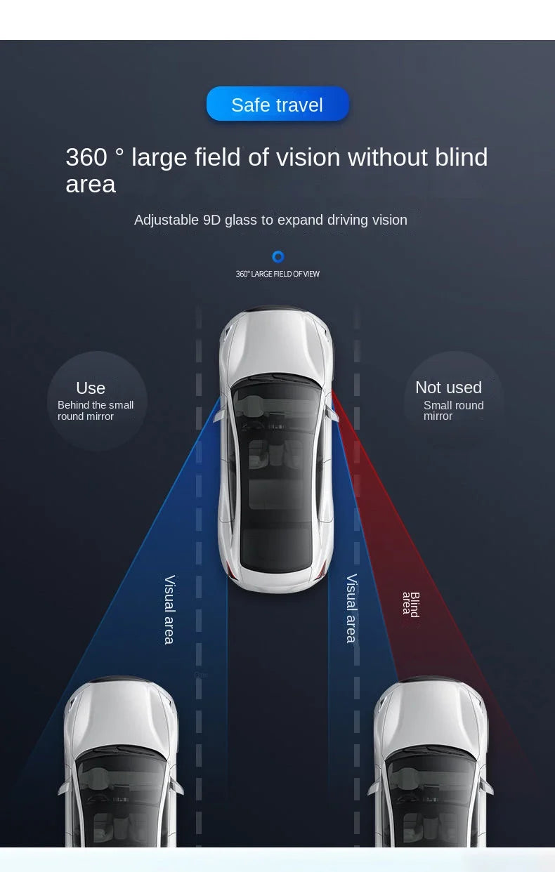 360 Degree Adjustable Car Blind Spot Mirror