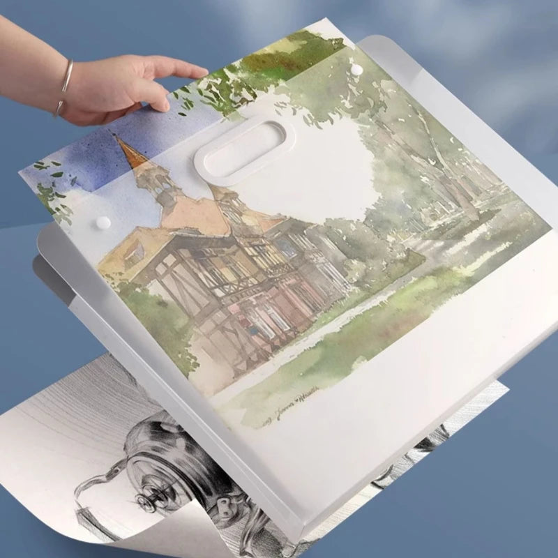 Portable Art Portfolio Storage Folder for Sketches and Artwork