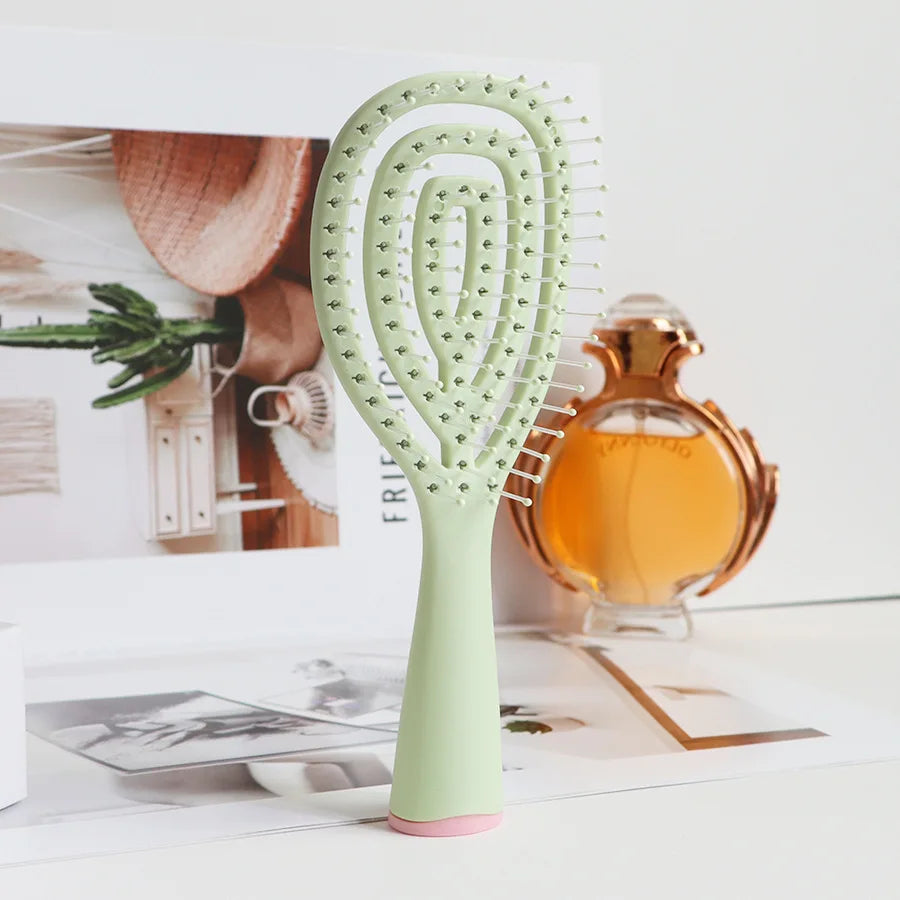 Vented Spiral Detangling Hair Brush for Wet and Dry Hair - 13
