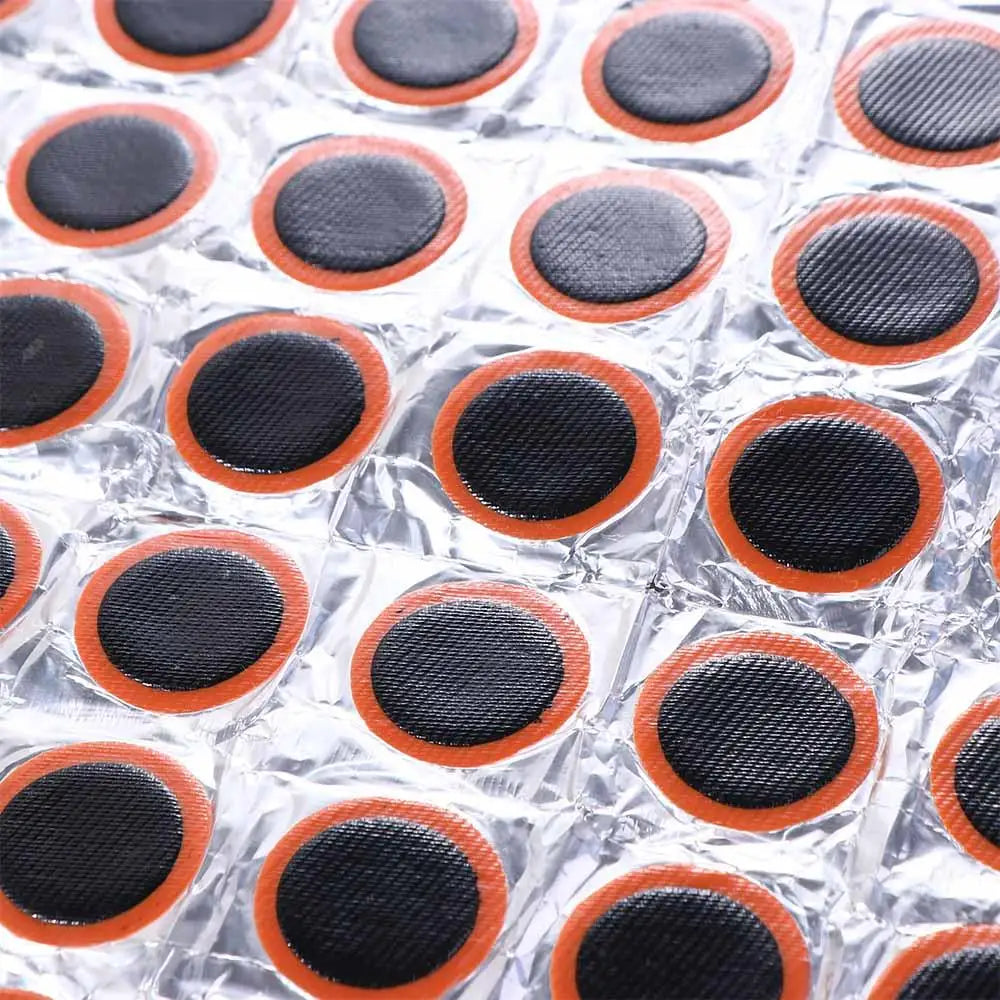 48-Piece Bicycle Tire Puncture Repair Patch Kit
