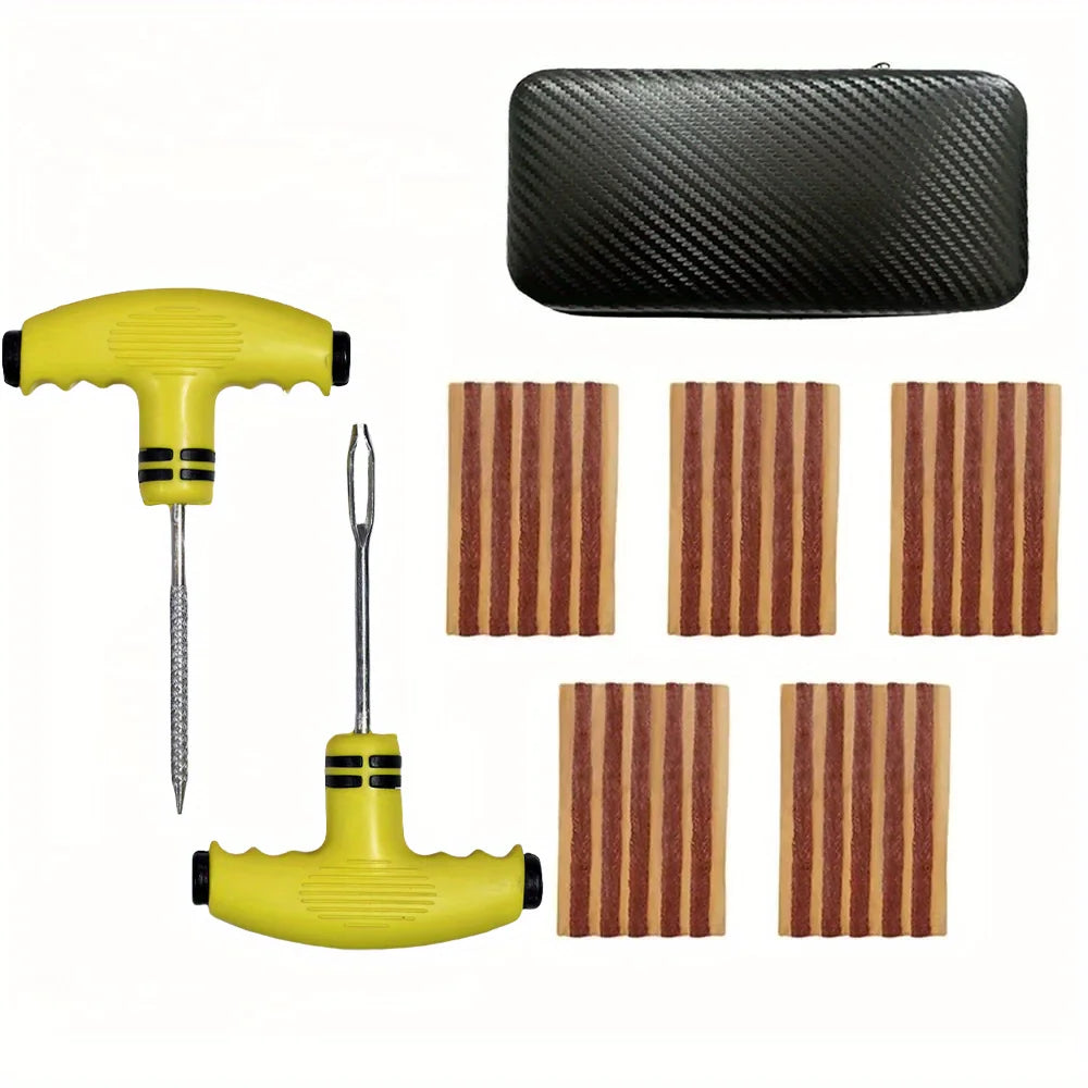 Emergency Tire Puncture Repair Kit for Vehicles - 10