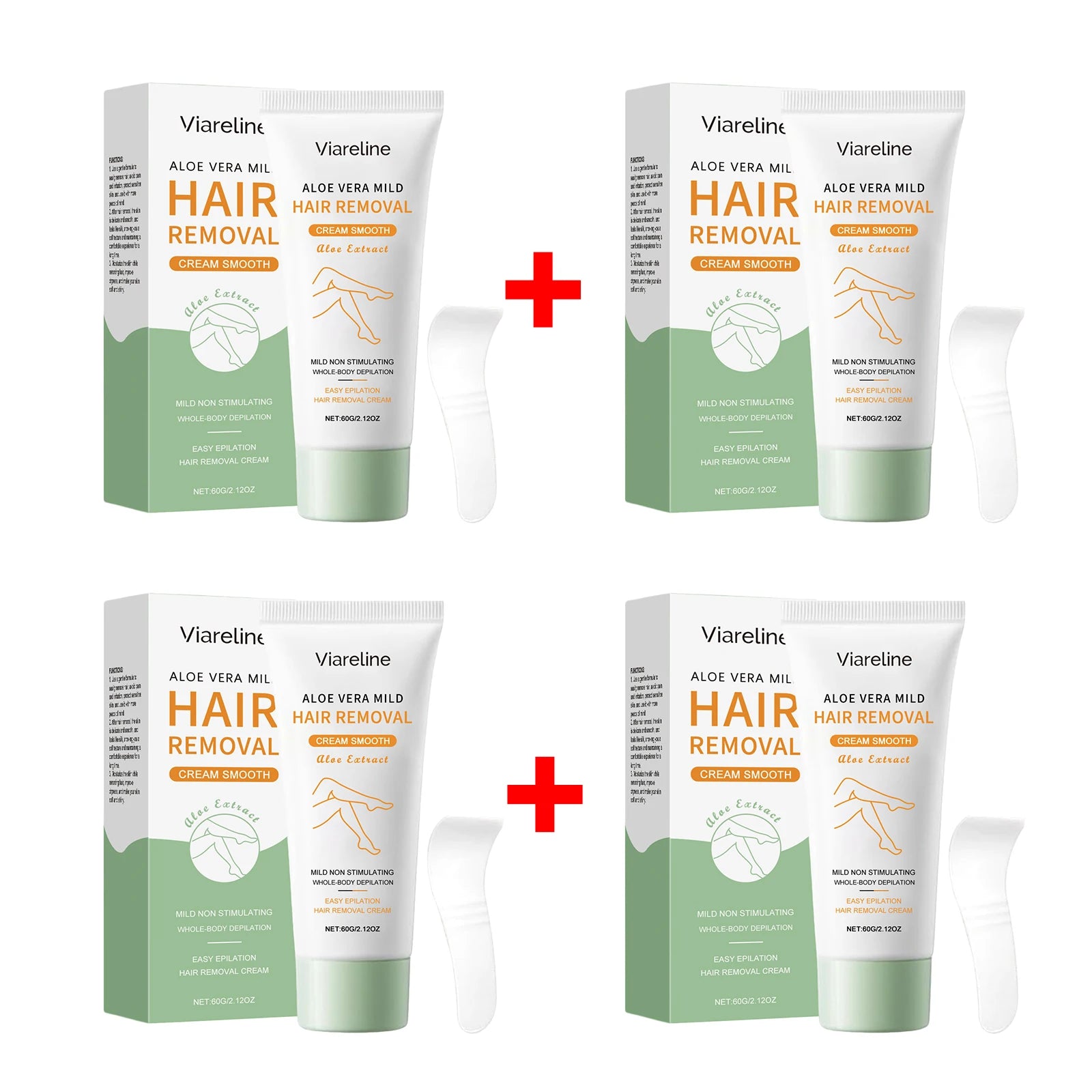 Painless Aloe Vera Whole Body Hair Removal Cream - 14