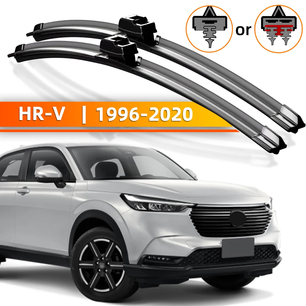 Front Windshield Wiper Blades for Honda HR-V - 1