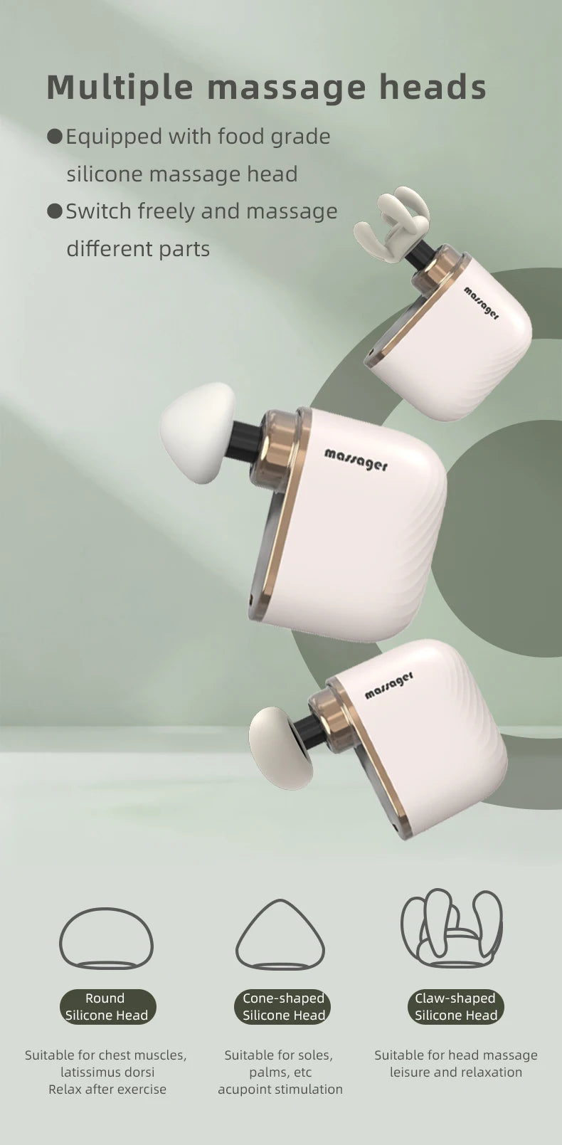 Portable Deep Tissue Mini Massage Gun for Muscle Recovery