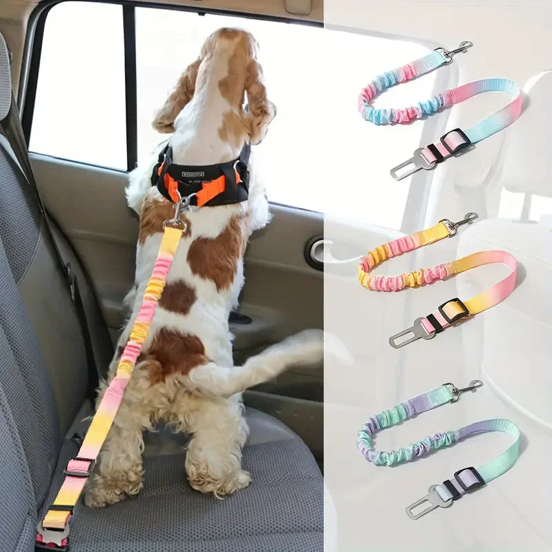 Adjustable Gradient Dog Car Safety Seat Belt