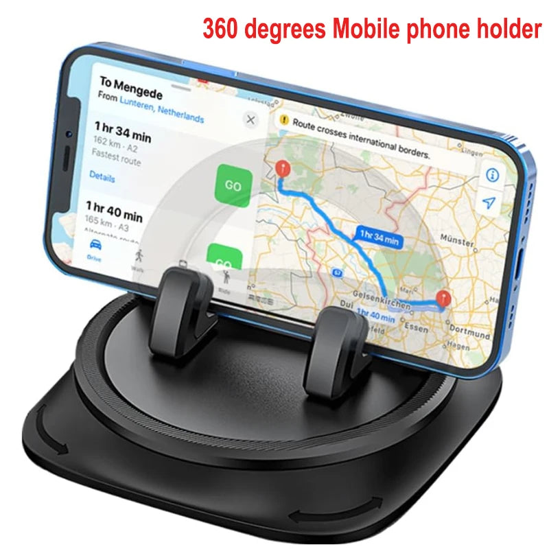 360-Degree Rotating Dashboard Car Phone Holder Stand