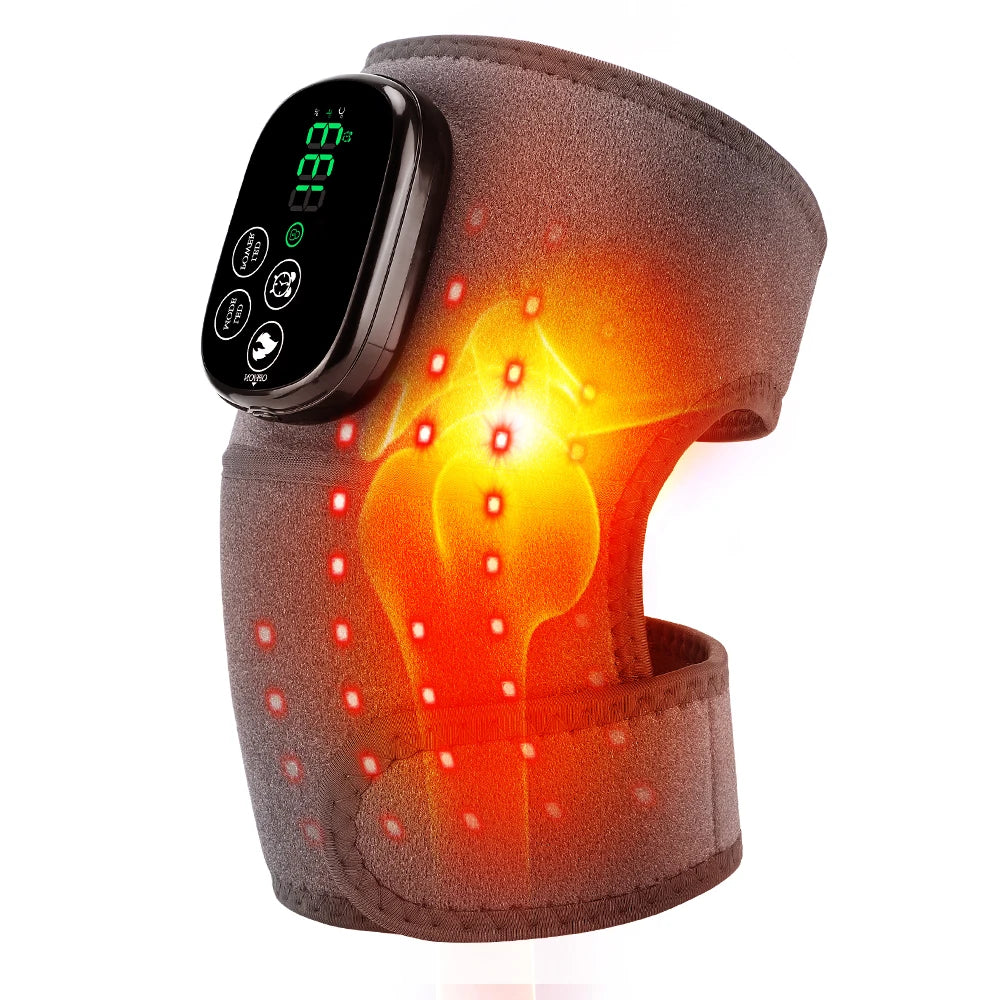 Cordless Heated Knee and Joint Support Brace with Red Light Therapy - 15