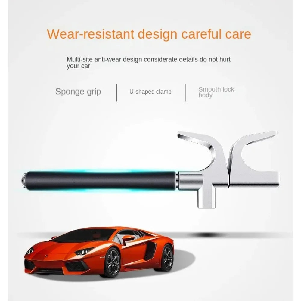 Adjustable Car Steering Wheel Security Lock - 21