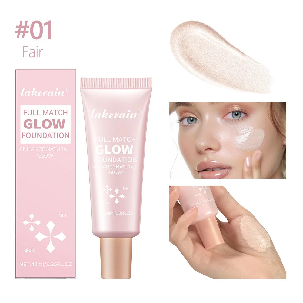 Liquid Glow Foundation and Highlighter Makeup Base