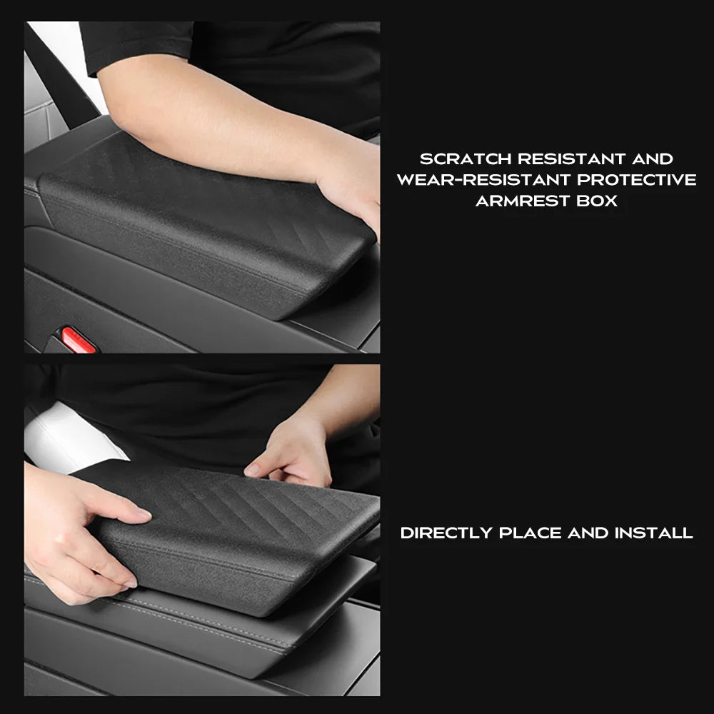 Center Armrest Console Cover Protector for Tesla Model 3 and Model Y