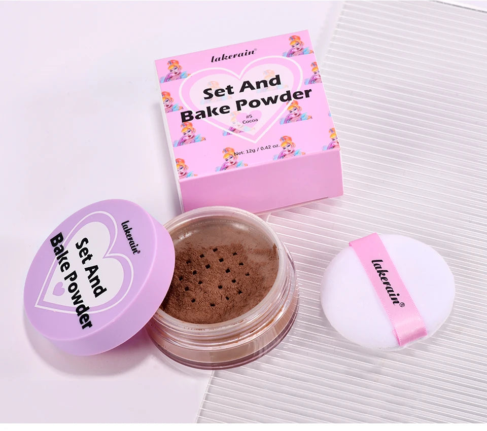 Matte Finish Oil-Control Loose Setting and Baking Powder