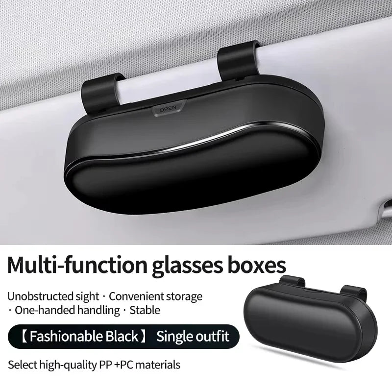 Car Sun Visor Glasses Case and Storage Organizer - 4