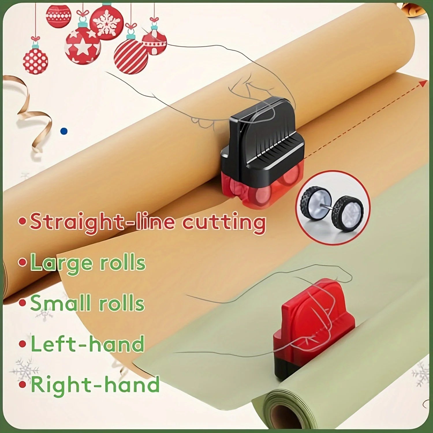 Portable Gift Wrapping Paper Cutter Tool - 8