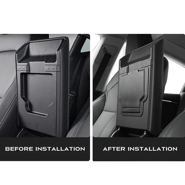 Magnetic Hidden Armrest Storage Organizer for Model 3 Highland & Model Y - 7
